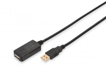 Aktives USB 2.0 Verlängerungskabel, 5m 