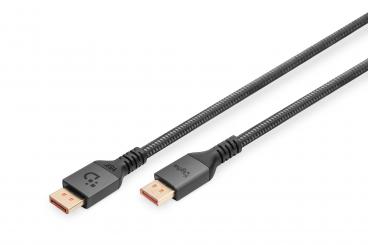 16K DisplayPort Anschlusskabel, Version 2.1,  2m, 80G, schwarz 