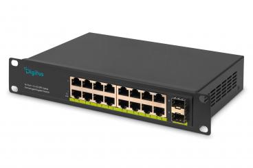 10" Gigabit 16-Port Unmanaged Switch mit 2× 1G SFP 