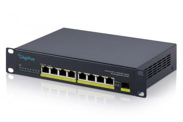 10" 2.5G 8-Port Unmanaged PoE+ Switch mit 1× 10G SFP+ (80W) 