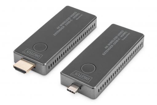 4K Wireless Video Extender, 30 m (USB-C - HDMI) 